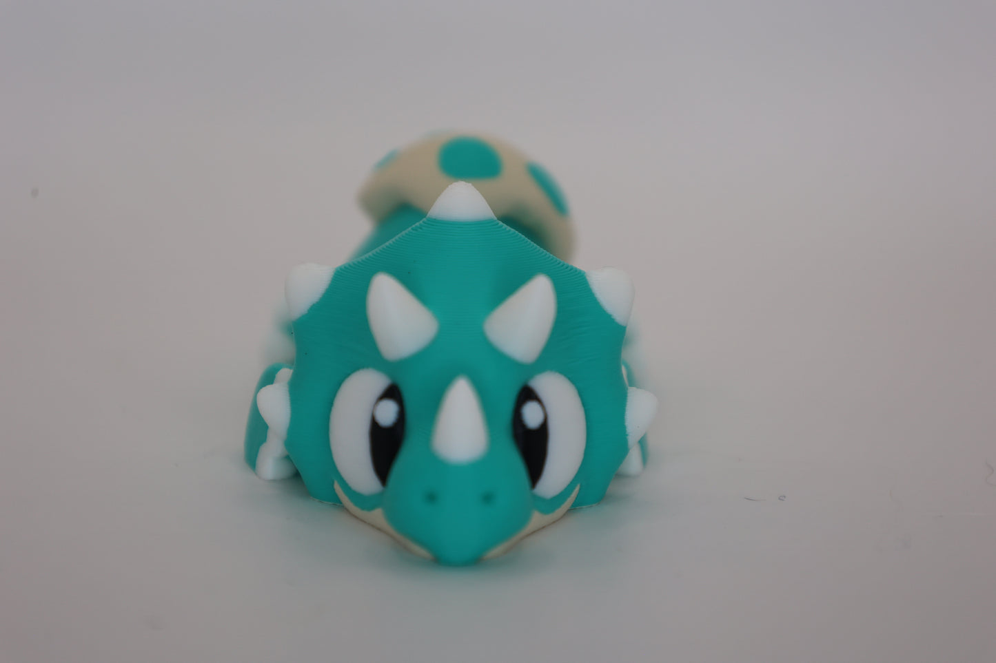 Triceratops and Egg | Articulated Dinosaur Fidget Toy | Cute Dino Gift or Decor | Collectible Desk Toy | Multiple Colors