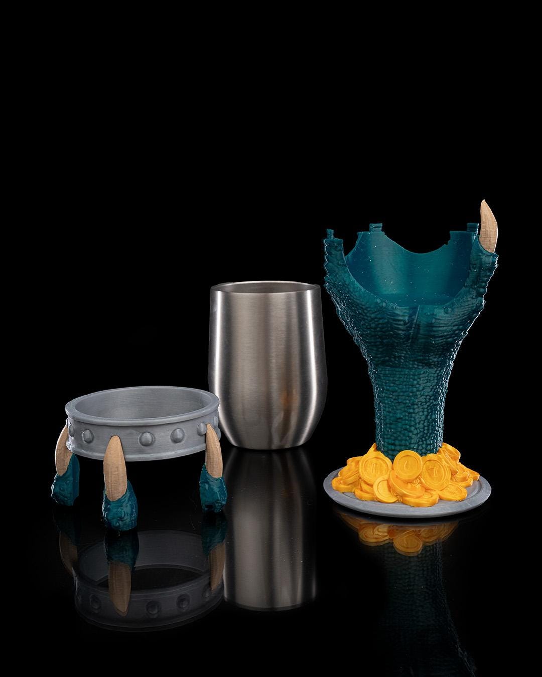 Dragon Claw Goblet 3D Printed, Dragon Tableware, Unique Drinkware, Medieval Decor, Statement Piece