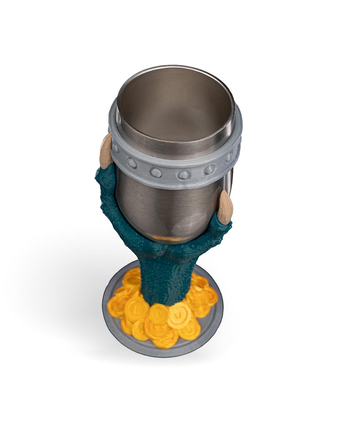 Dragon Claw Goblet 3D Printed, Dragon Tableware, Unique Drinkware, Medieval Decor, Statement Piece