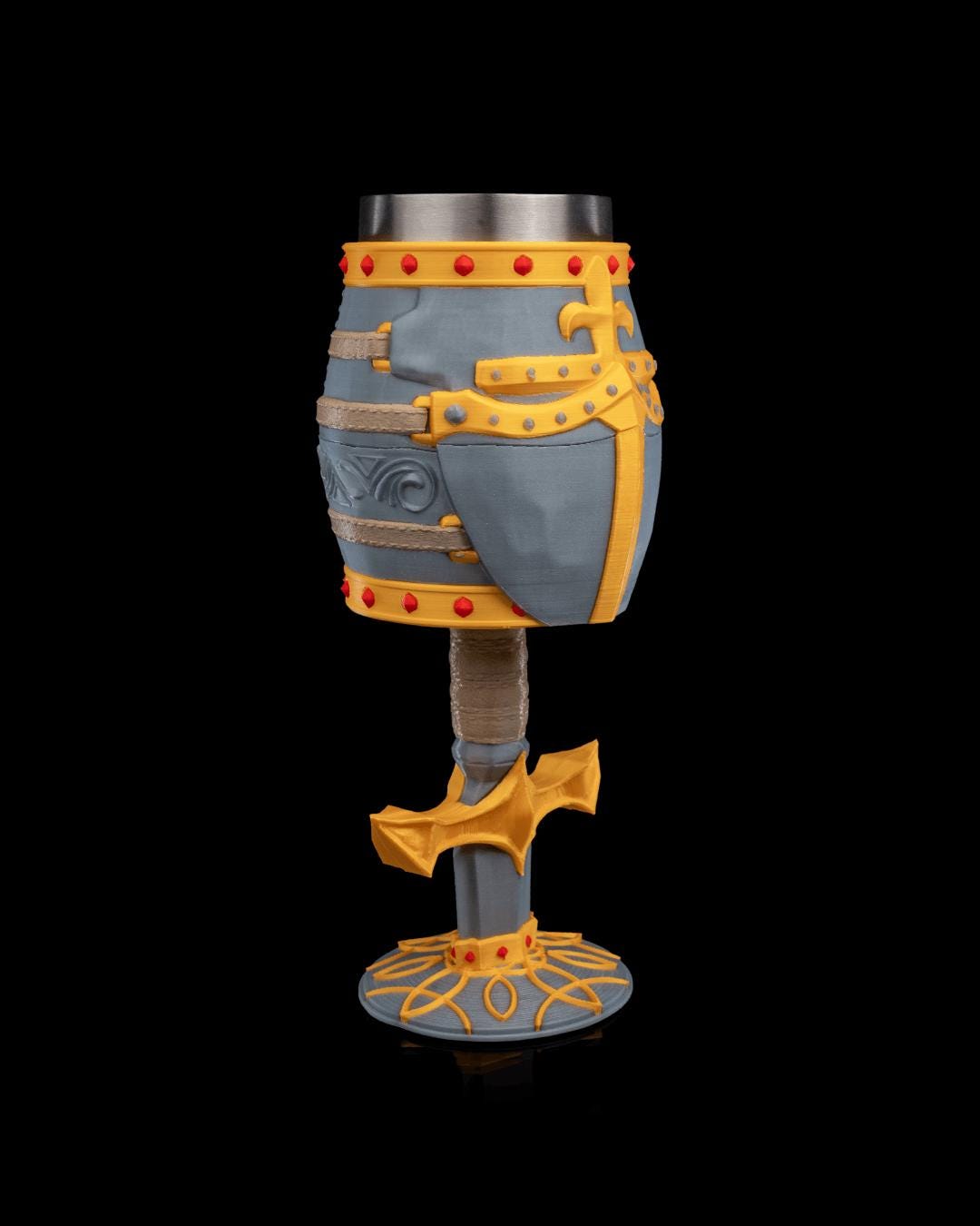 Excalibur Goblet, 3D Printed, Knight Tableware, Unique Drinkware, Royal Decor, Statement Piece