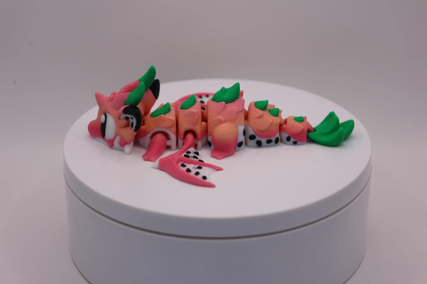 Dragon Fruit Dragon and Egg, 3D Printed Articulated Fidget!