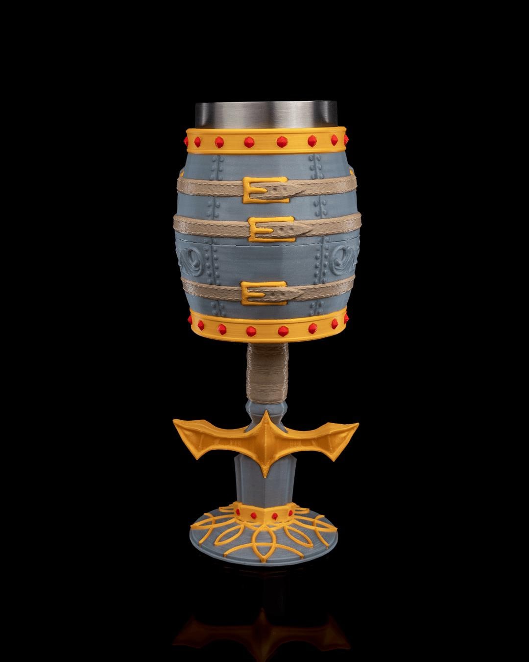 Excalibur Goblet, 3D Printed, Knight Tableware, Unique Drinkware, Royal Decor, Statement Piece
