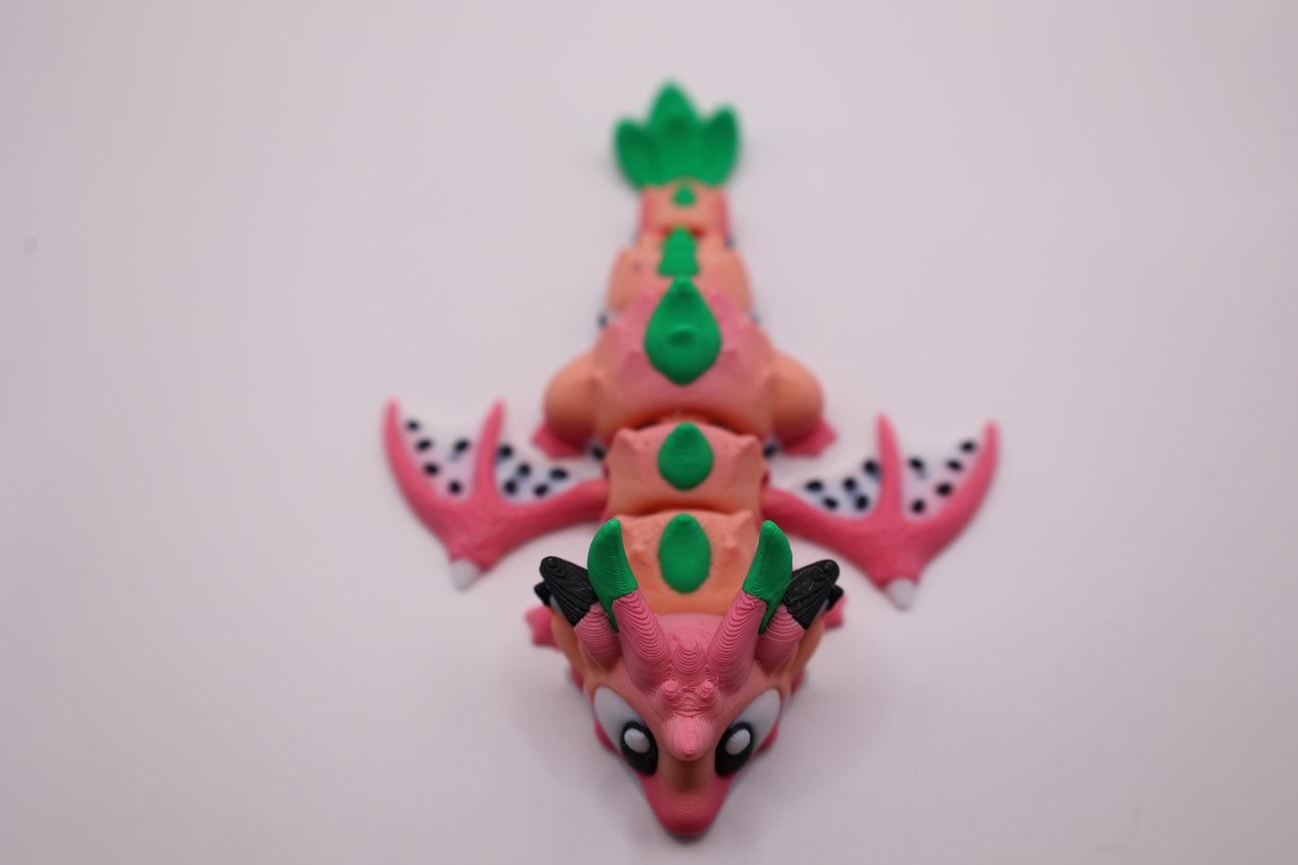 Dragon Fruit Dragon and Egg, 3D Printed Articulated Fidget!