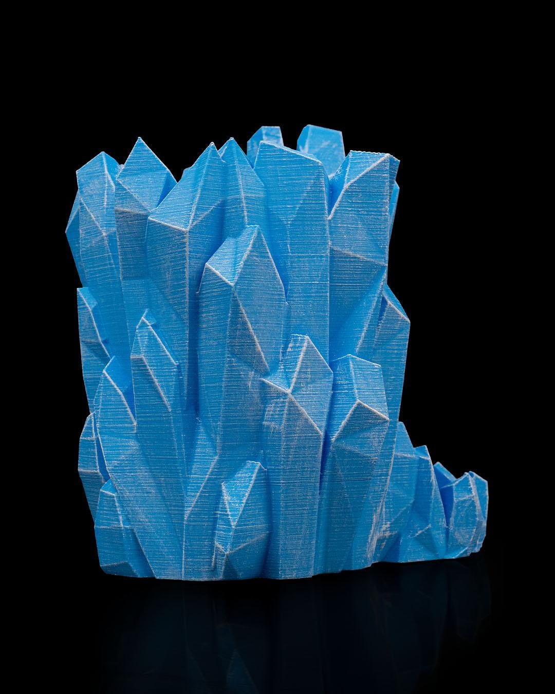 Crystal Ice Dice Tower β 3D Printed DND Dice Roller & Drink Holder