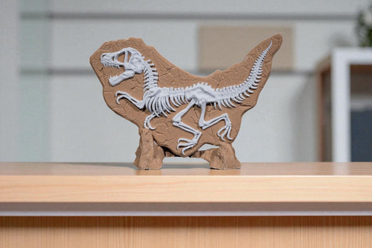Dinosaur Skeleton Model with Stand-3D Printed