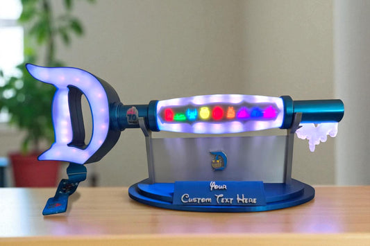 Customizable Key to Disneyland Stand with Pin Display - 3D Printed