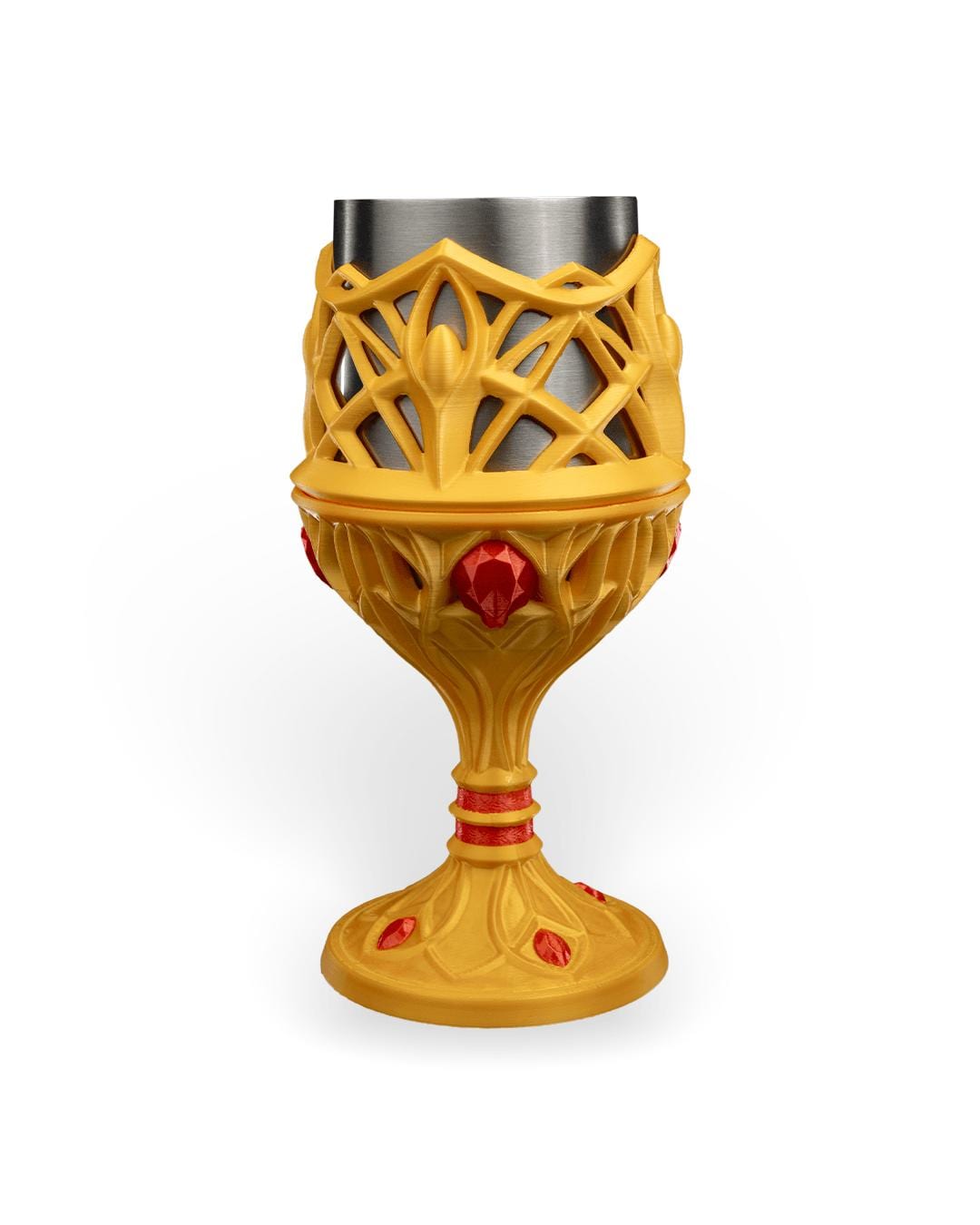 Royal Goblet 3D Printed, King Queen Tableware, Unique Drinkware, Royal Decor, Statement Piece