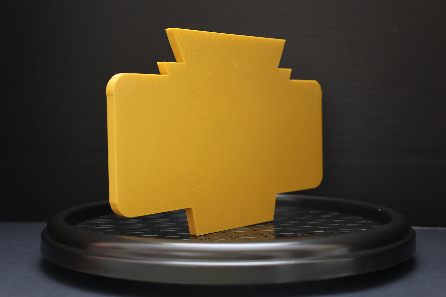 Pennsy Keystone Style Station Sign – Customizable 3D Printed Railroad Plaque