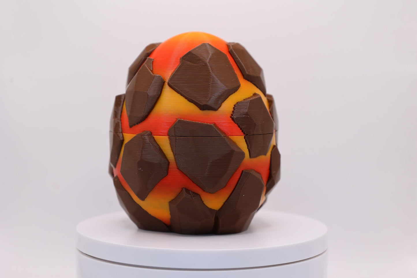 Lava Dragon and Egg - Cute 3D Printed Articulated Fidget Toy