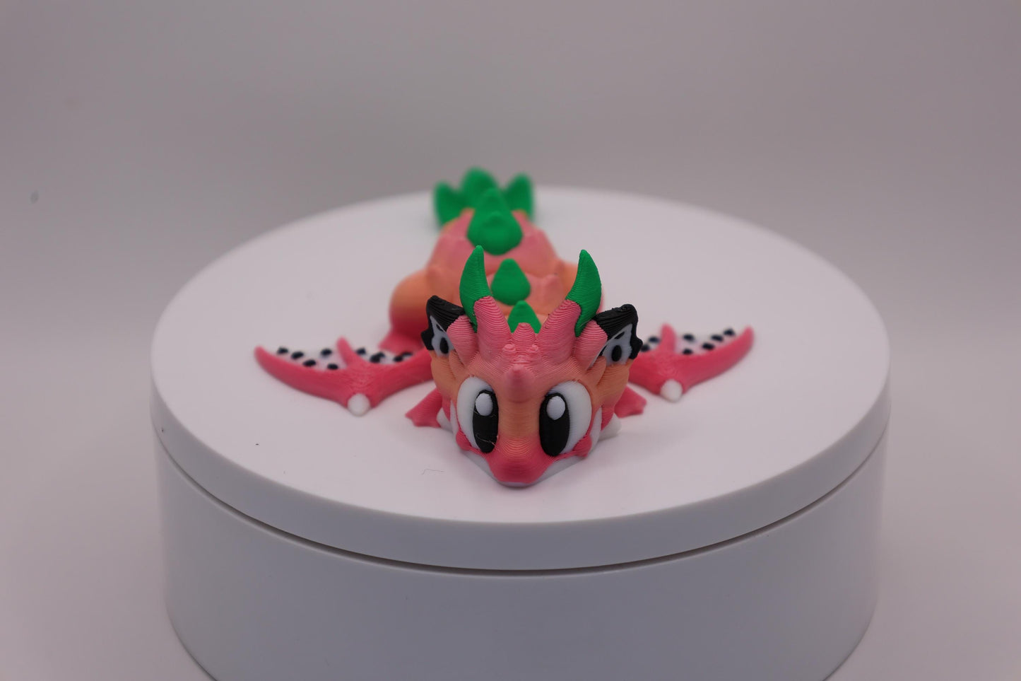 Dragon Fruit Dragon and Egg - Cute 3D Printed Articulated Fidget Toy