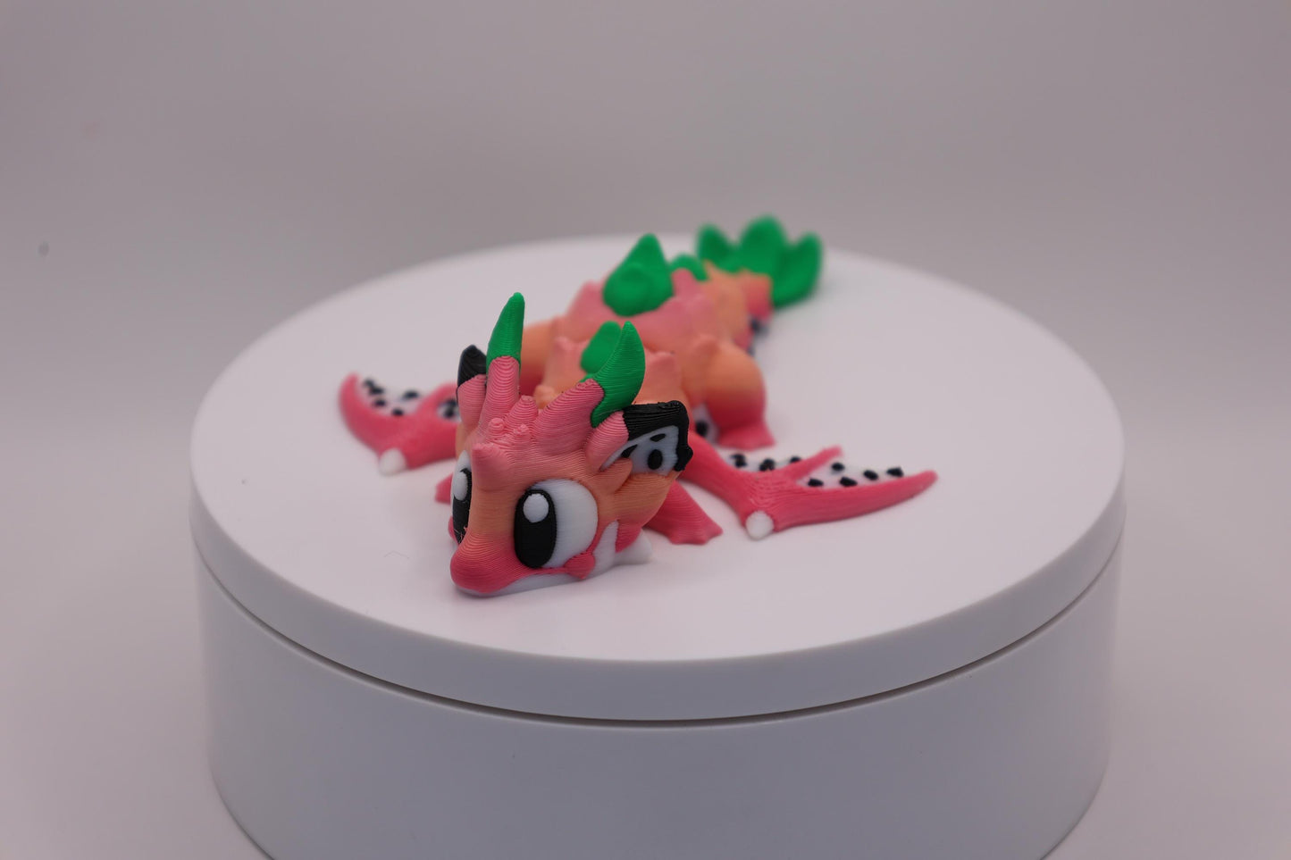 Dragon Fruit Dragon and Egg - Cute 3D Printed Articulated Fidget Toy