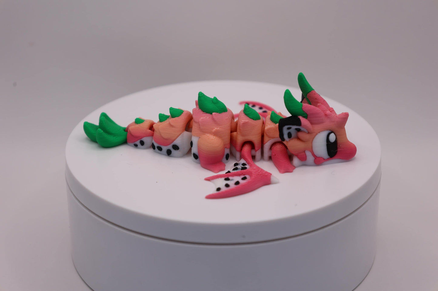 Dragon Fruit Dragon and Egg - Cute 3D Printed Articulated Fidget Toy