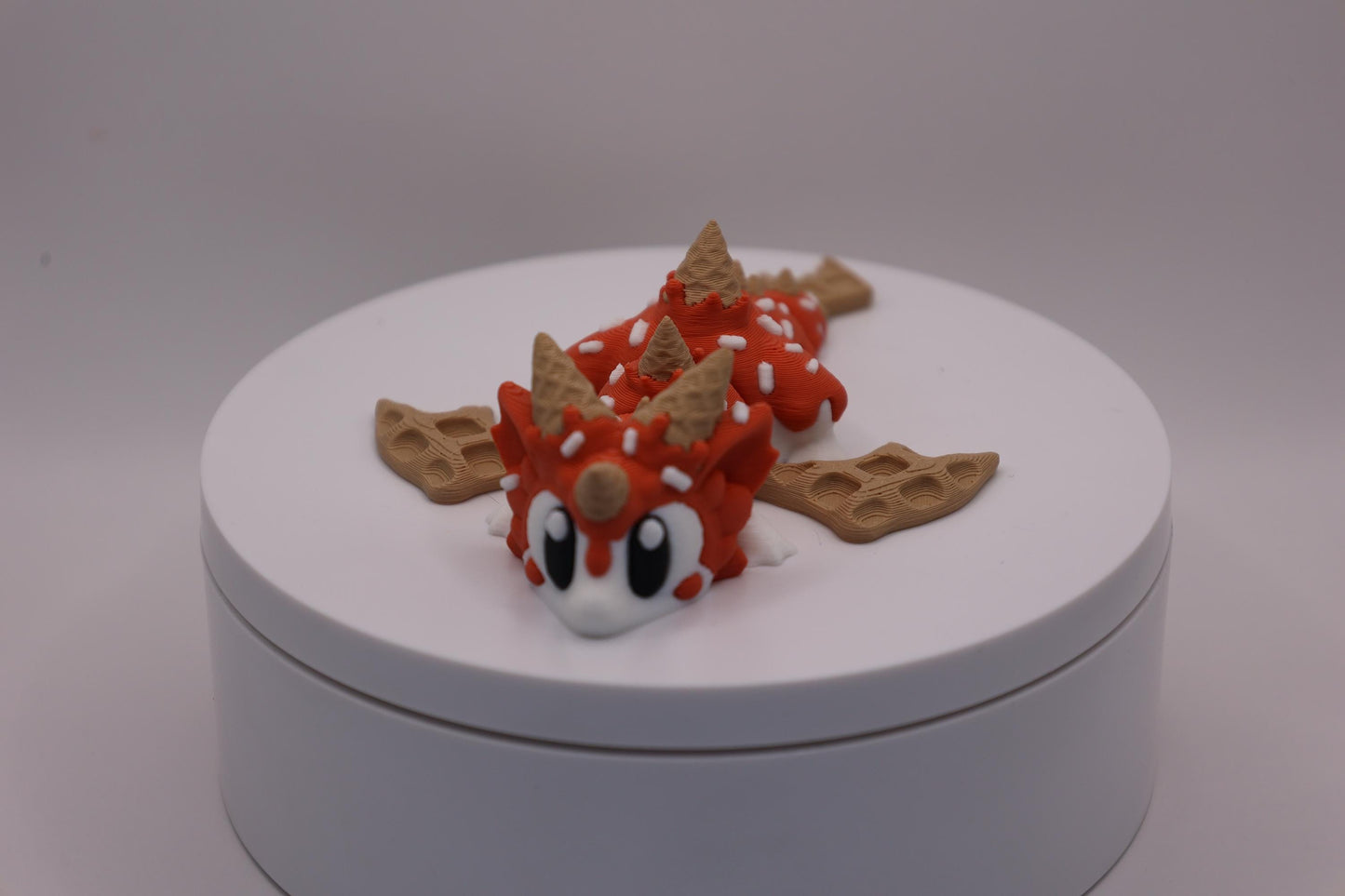 Sugar Rush Dragon and Egg - Cute 3D Printed Articulated Fidget Toy