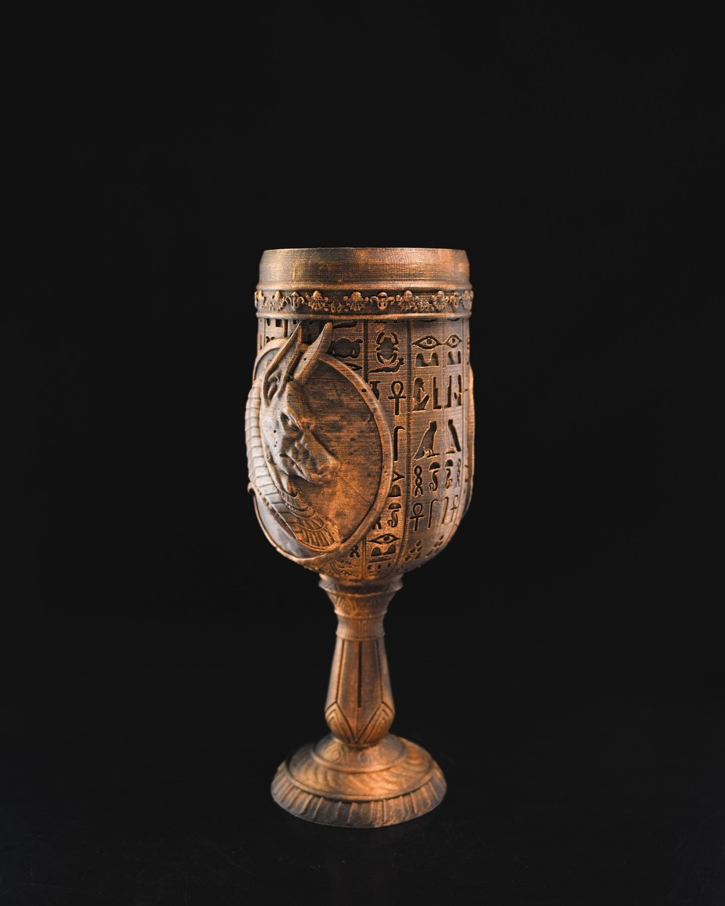 Enchanting Pharoah's Goblet - Unique Tableware for Egypt Lovers