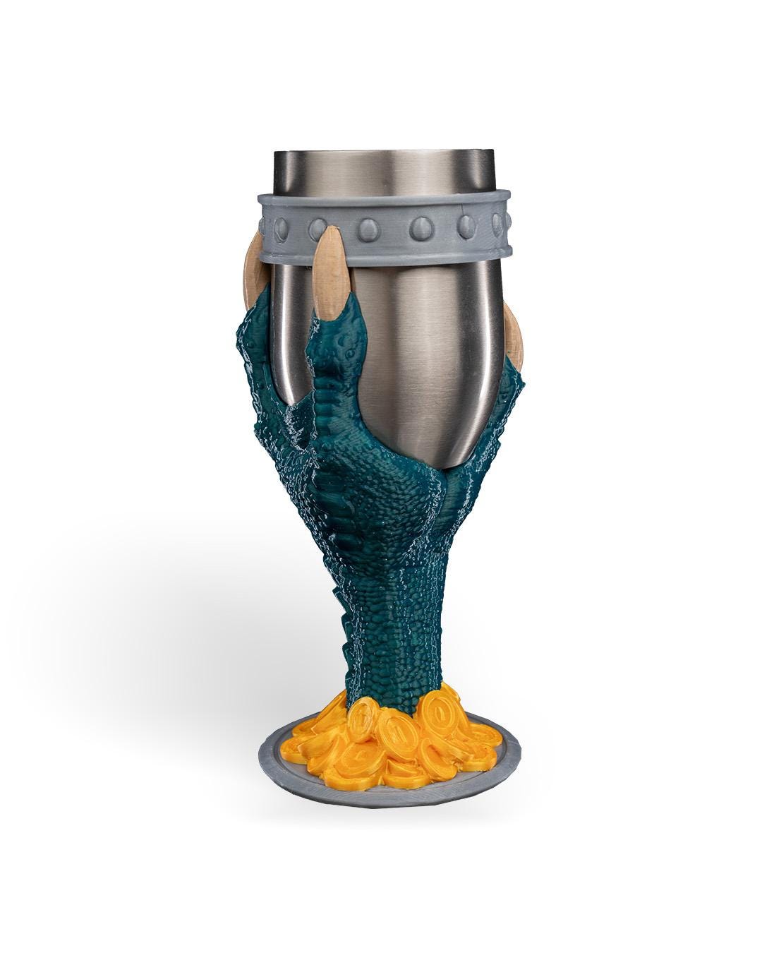 Dragon Claw Goblet 3D Printed, Dragon Tableware, Unique Drinkware, Medieval Decor, Statement Piece