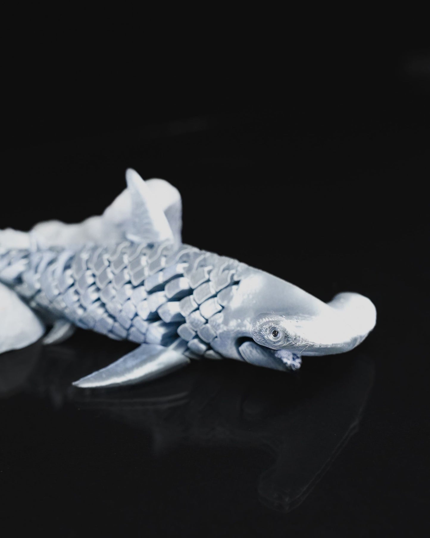 Articulated Hammerhead Shark Flexi, Poseable 3D Print, Marine Life Decor, Nautical Gift