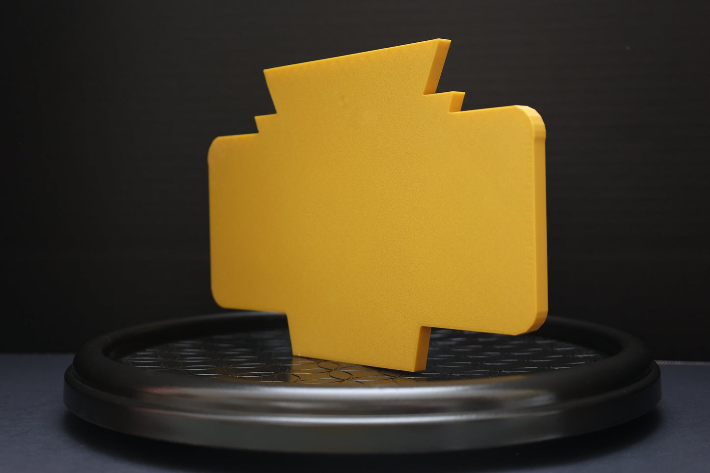 Pennsy Keystone Style Station Sign – Customizable 3D Printed Railroad Plaque