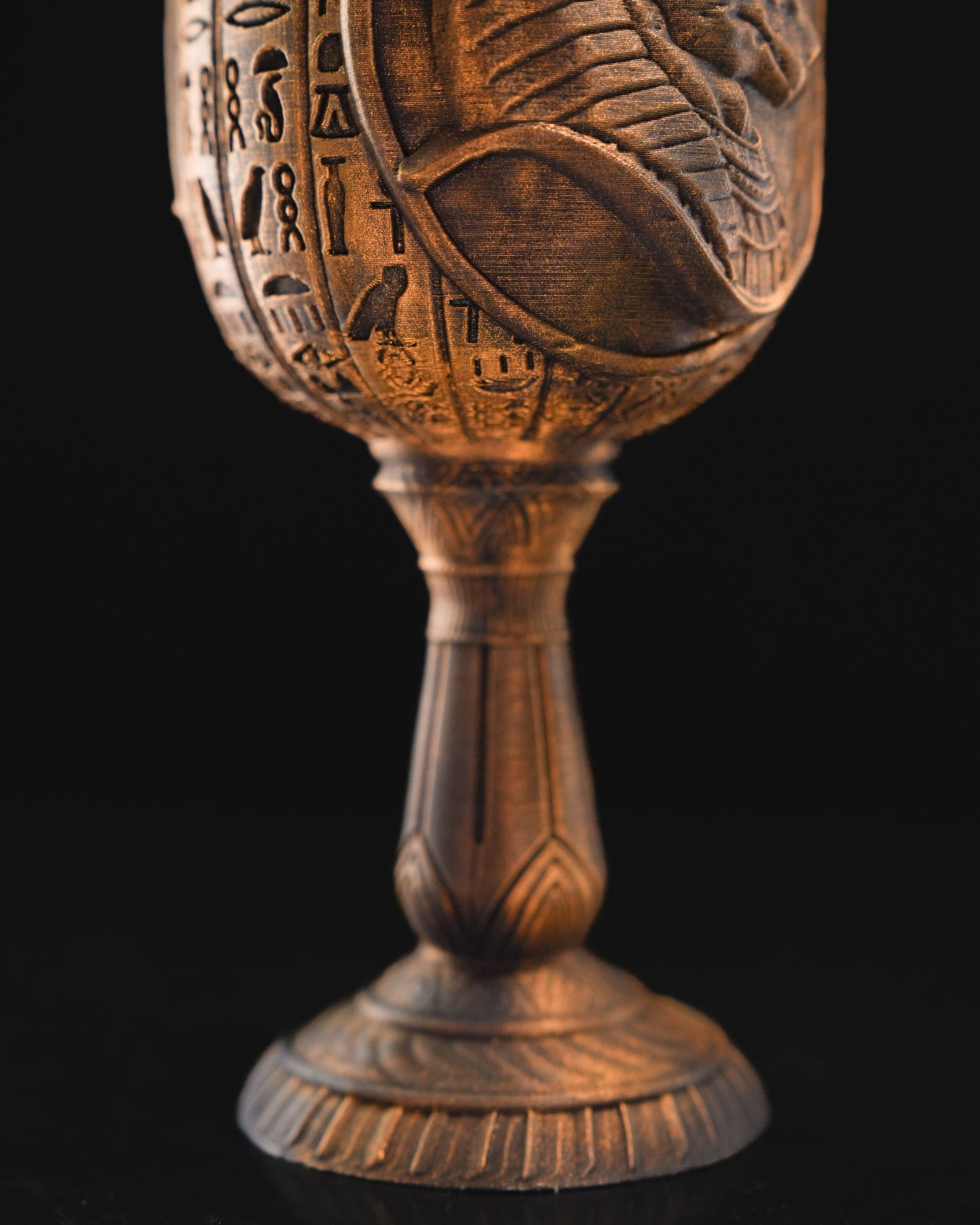 Enchanting Pharoah's Goblet - Unique Tableware for Egypt Lovers