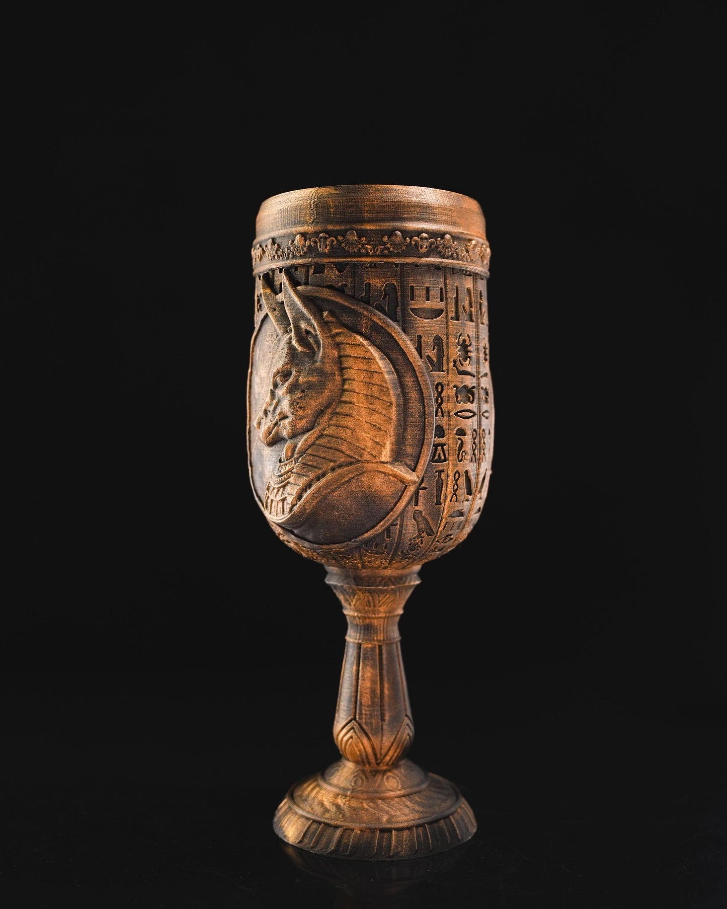Enchanting Pharoah's Goblet - Unique Tableware for Egypt Lovers