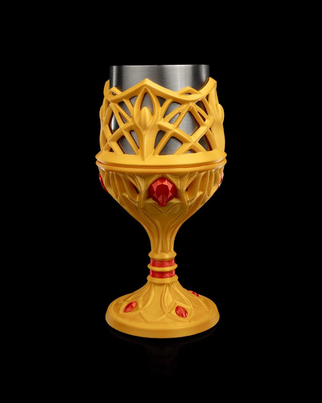 Royal Goblet 3D Printed, King Queen Tableware, Unique Drinkware, Royal Decor, Statement Piece